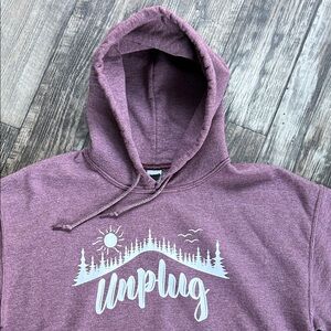 Purple Hoodie Sweatshirt